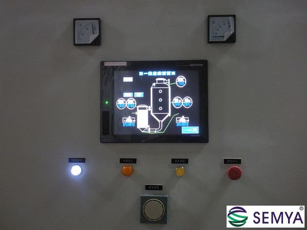 全自動(dòng)外循環(huán)蒸發(fā)器PLC控制面板